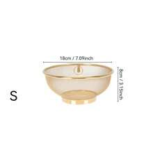 Set de 3/1 pieza Escurridor de acero inoxidable, escurridor multiusos con agujeros para lavar vegetales y arroz