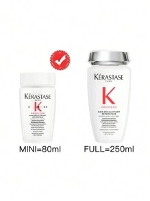 Kérastase Kerastase[Mini]Premiere Bain 除钙修复洗发水 80ml | 不含硫酸盐的配方，可温和清洁头皮和头发，适合所有类型的受损发质。 - 80ml - 查看 2