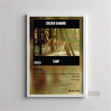 1 pezzo cartellone artistico in stile estetico con copertina di album di musica pop rap, artista rapper, hip hop, rock, decorazione da parete per la stanza, senza cornice - Multicolore - Visualizzare 10