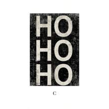 1PC Black And White Tree Farmhouse Snow Minimalist Posters And Prints Canvas Murals Home Living Room Bedroom Decoration Gifts For People No Frame Home Decor Christmas Decorations Christmas