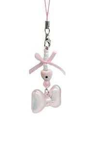 1 恶魔之眼和粉色蝴蝶结钥匙扣，经典吊饰配饰时尚包包吊坠钥匙链配饰小礼物 - 彩色 - 查看 5