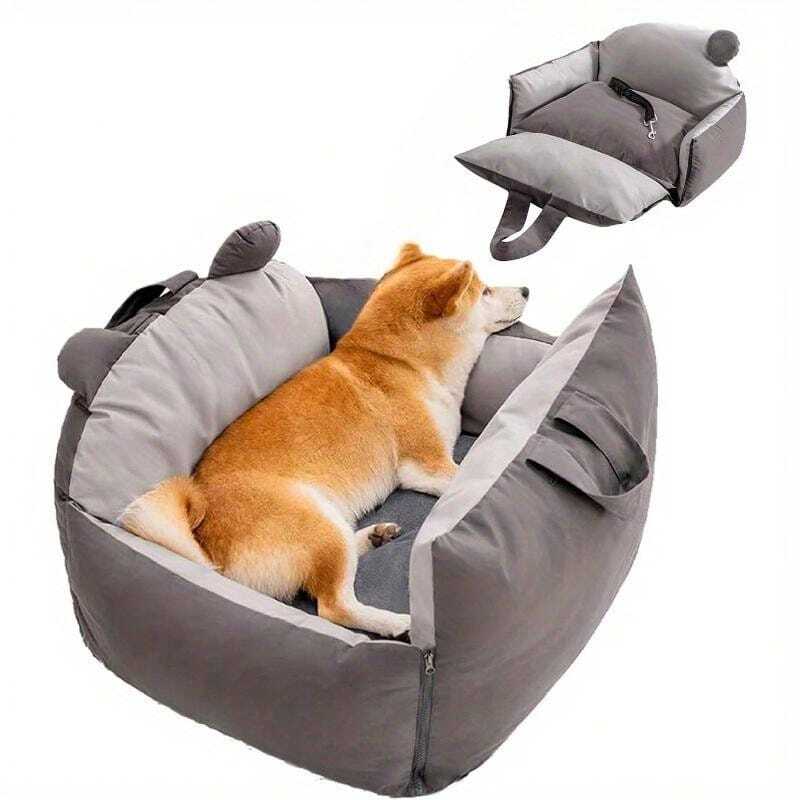 Dog Car Seat, Car Seat For Small Dogs With Harness, Machine Washable