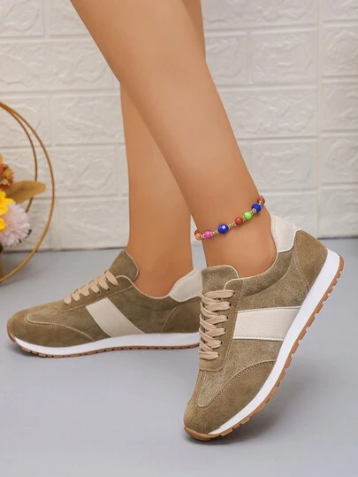 Giày thể thao nữ thường ngày, giày chạy bộ nhẹ và thoải mái, giày sneaker thời trang dự tiệc.