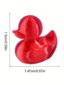 1 盒 50 件 3D 打印动漫风格塑料鸭子雕像，经典收藏吊坠微景观装饰，适用于各种房间 - 无需电源，非常适合圣诞节、万圣节、复活节、感恩节装饰最佳礼物 - 混色 - 查看 2