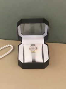 1pc Acrylic Octagonal Watch Display Storage Box, Without Watch - Multicolor - View 8