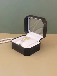 1pc Acrylic Octagonal Watch Display Storage Box, Without Watch - Multicolor - View 6