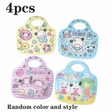 6 件装可爱卡通小狗文具手提包、零食/礼品包装拉链袋、安全、款式多样（款式随机发送） - 彩色 - 查看 12