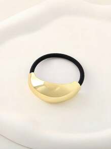 3pcs Gold Metal Hair Ties, Elegant, Versatile, Stretchy Ponytail Holder Hair Accessories For Women,Gold Hair Head Piece Hair Ties Ponytail Holders Hair Elastics Hair Rubber Bands Scrunchies Hair Rope Elastic Hair Tie, Hair Bobbles Head Accessories