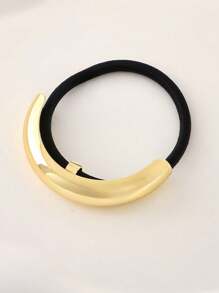 3pcs Gold Metal Hair Ties, Elegant, Versatile, Stretchy Ponytail Holder Hair Accessories For Women,Gold Hair Head Piece Hair Ties Ponytail Holders Hair Elastics Hair Rubber Bands Scrunchies Hair Rope Elastic Hair Tie, Hair Bobbles Head Accessories