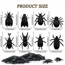 1/3/5/10/15Pcs Simulated Insect Slingshot Finger Toys, Slingshot Toy As Fun As Slingshot Insects, Prank Fake Insect Model Fake Rubber Insect Bug Bug Cockroach Toy Prank Fun Prank Toy Plastic Bug Lifelike Spooky Perfect Halloween Project, Fun Prank Prank Fake Insect Creative Toy Finger Catapult - Multicolor - View 2