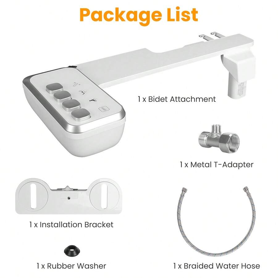 Moclever Bidet Attachment For Toilet NonElectric Fresh Water Bidet