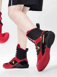 21 cm hohe Wrestlingschuhe für Herren, MMA-Boxschuhe, Trainingsstiefel, Muay Thai Kickboxschuhe