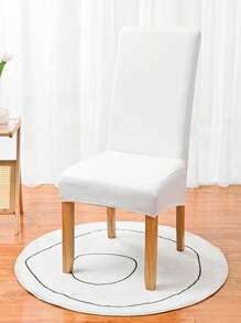 1 Vỏ bọc ghế PU đàn hồi chống thấm nước, Thiết kế đơn giản màu trơn, Vỏ bọc bảo vệ phòng khách phòng ngủ, Thích hợp cho ghế trang trí trong phòng ăn, tiệc tùng, khách sạn - trắng - Xem 13