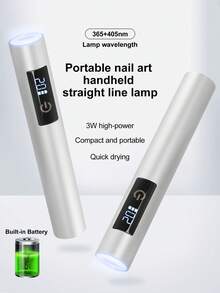 1 件 USB 可充电手持式美甲灯、UV 美甲灯、感恩节便携式沙龙速干 USB 美甲烘干机、用于固化所有指甲凝胶的 UV LED 美甲灯、家用可充电美甲工具、凝胶指甲固化灯、凝胶指甲 LED 灯、便携式迷你美甲烘干机、凝胶抛光 UV 美甲灯、家庭 DIY 美甲美甲工具、送给女孩的最佳礼物 - 彩色 - 查看 11