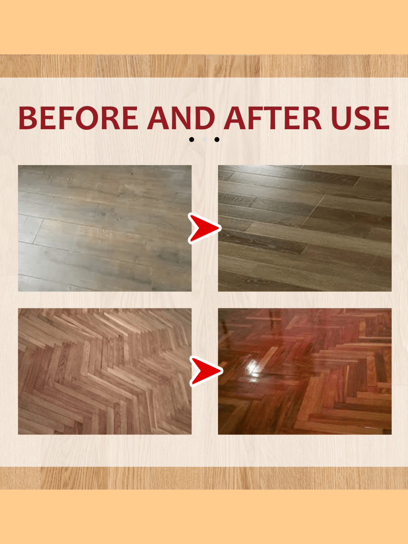 Floor Cleaner Wood Floor Descaling Cleaning Liquid, Polishing And