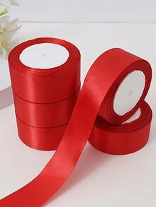 (5 Cuộn Ruy Băng) Hoa Hồng Tự Làm Vật Dụng Ruy Băng Sa Tanh Trang Trí Bánh Gói Quà Tiệc Cưới Nơ Hoa Hồng Tự Làm Vật Liệu Ruy Băng Rộng 4cm/1,57 inch - hình dạng - Xem 23