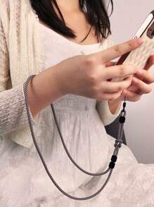 1pc Long Detachable Phone Lanyard Strap, Crossbody Phone Hanging Cord, Anti-Lost Replacement Chain For Bags