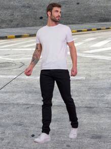 Kit 2 Men's Jeans Zipper Lycra Jeans Color Medium Black Stretch Manufacturers Special Prices Direct - Nhiều màu - Xem 9