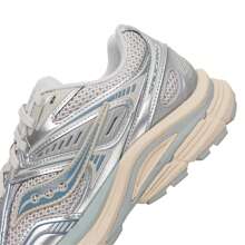 Saucony 休闲透气网眼运动鞋，舒适运动跑步鞋男女通用 - 灰銀蘭 - 查看 7
