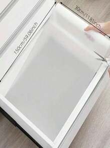 1卷清透防水墊，防滑廚房櫥櫃，架子，書桌襯墊 - 無色 - 查看 2