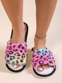 Dép xỏ ngón hở mũi mềm mại cho nữ, dép đi trong nhà/ngoài trời thoải mái, thoáng khí, dùng cho gia đình, tiệc tùng, mặc được mọi mùa - Màu Hồng Tươi - Xem 1