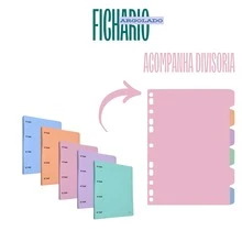 Ring Binder Notebook With 6 Dividers A4 Pastel Colors University ACP - 紫丁香色 - 查看 2