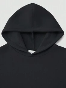 Girls Spring Oversized Soft & Comfy Sporty Round Neck Cute & Cool Casual Street Style Hooded Long Sleeve Sweatshirt With Hood