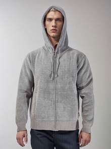 Elegant Knitted Sweater: The Right Choice For Winter - 灰色 - 查看 4