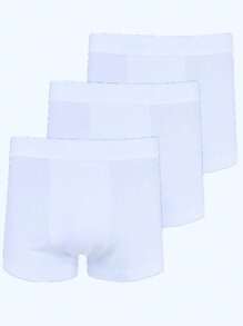 5 Units Sublimation Microfiber White Boxer Briefs - trắng - Xem 6