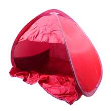 1 chiếc lều che nắng bãi biển mini bật lên, mái che di động tức thời, mái che nắng nhẹ để che nắng mặt và đầu trên bãi biển - Nhiều màu - Xem 13