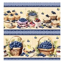 Digital Tricoline - BLUEBERRY BAR - 0,55 x 1,50 - 查看 3