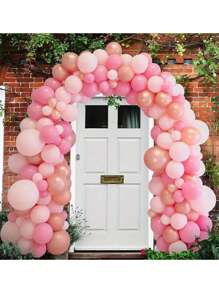 1 Set Multi-Functional Wedding Arch Frame - Sturdy Water-Fillable Base, No Electricity Required, Easy Assembly, Adjustable Height, Balloon Column Stand Kit, For Indoor Wedding, Anniversary, Birthday, Christmas, Thanksgiving, New Year Party And Event Decoration - White - View 6