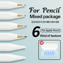 Apple Pencil Replacement Nibs, Metal Tip Compatible With Apple Pencil Pro, Capacitive Stylus Pen Tips - Multicolor - View 6
