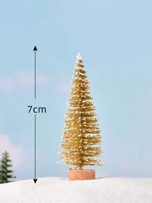 1 件微景观装饰彩色松针圣诞树雪松树圣诞装饰装饰品，迷你桌面圣诞松树装饰，创意可爱家居装饰，适合 DIY 派对和家庭节日装饰 - 橄欖綠 - 查看 18