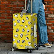 Luggage Cover Travel Case Cover For 18 To 32 Inch Luggage Protector Cases For Outdoor Travel Business Fashion Graphic Pattern For Men Women Travel Accessories Polyester Suitcase Elastic Dust Covers Student Back To School Stuff Travel Essentials Workout Camping Holiday Essentials Vacation Cruise Suitcase Cover Bag For School School Accessories