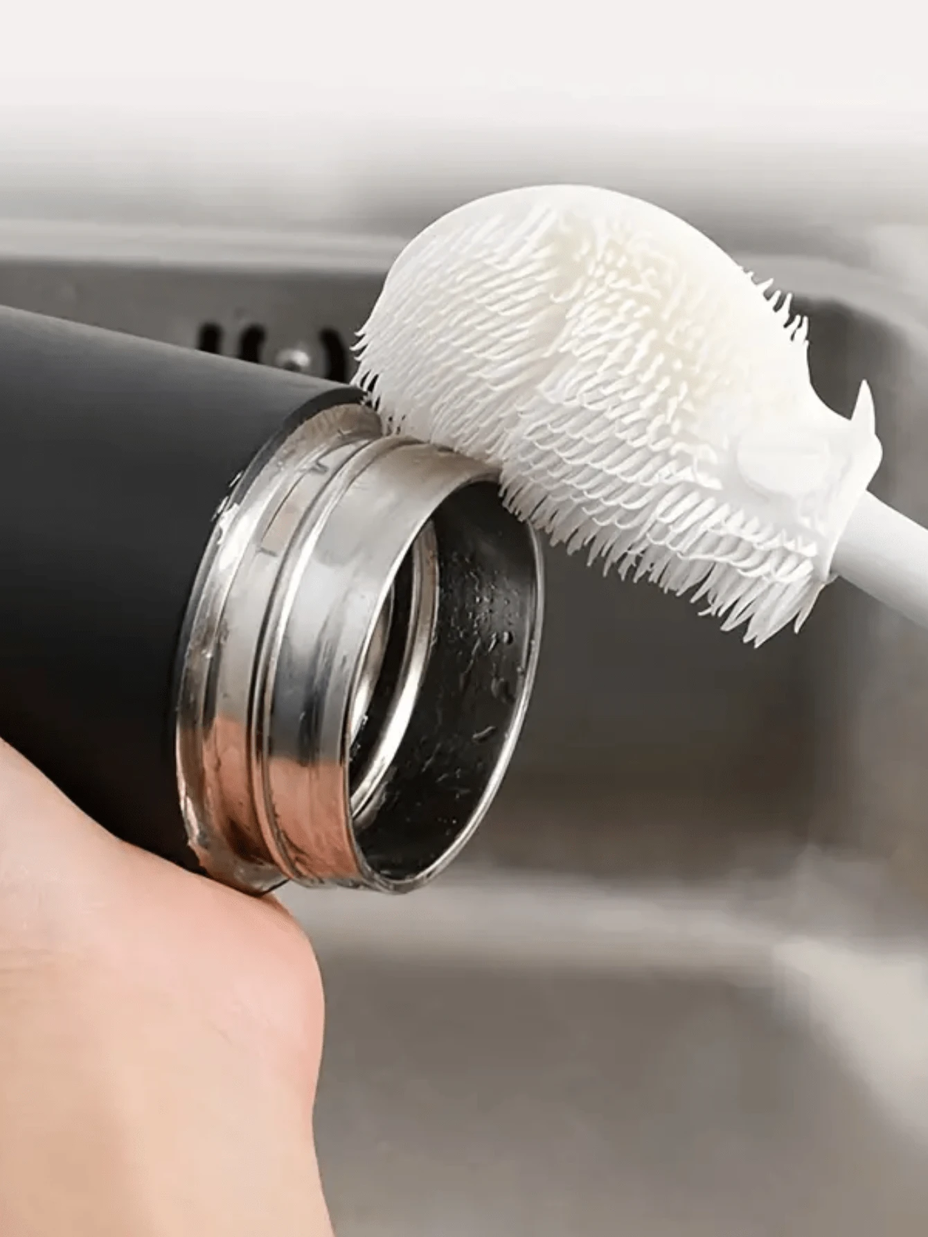 1pc Bottle Brush With Long Handle, Suitable For Cleaning Narrow Mouth