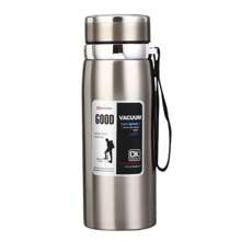 Garrafa 1000ml Inox Térmica Com Infusor Prata Dourada De Água Café Parede Dupla Com Alça-Para envio imediato