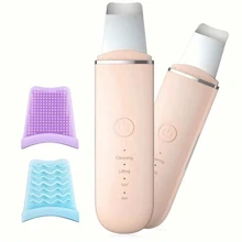 Facial Spatula, Facial Cleanser, Facial Spatula For Deep Cleansing, Blackhead Remover, Pore Cleanser - 粉色 - 查看 1