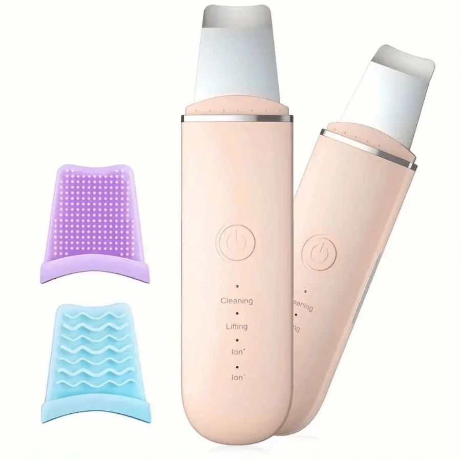 Facial Spatula, Facial Cleanser, Facial Spatula For Deep Cleansing, Blackhead Remover, Pore Cleanser - 粉色 - 查看 1