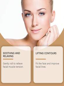 1 盒 1 件刮痧板 * 1 件面部滚轮，美容按摩面部护理滚轮，适用于面部身体和背部，玫瑰水晶滚轮按摩器套装，舒缓按摩肌肤，面部紧致护肤按摩器，也可作为礼物 - 珊瑚粉 - 查看 4