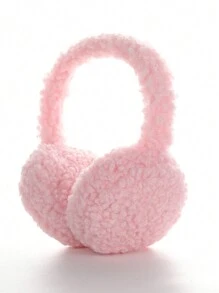1pc Women Solid Color Fluffy Foldable All-Match Ear Muffs, Versatile And Warm - Multicolor - View 13