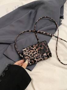 1 chiếc túi đeo vai có khóa xích mini bằng da PU, thời trang và tiện dụng cho phụ nữ sử dụng hàng ngày - Nhiều màu - Xem 7