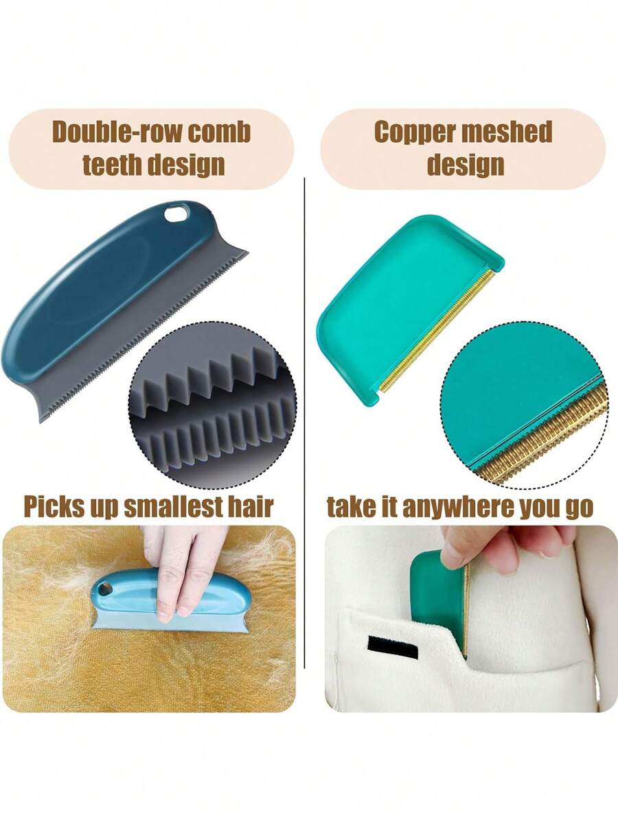 Pet Hair Remover 4 Packs Dog Cat Hair Remover For Couch Furnitures