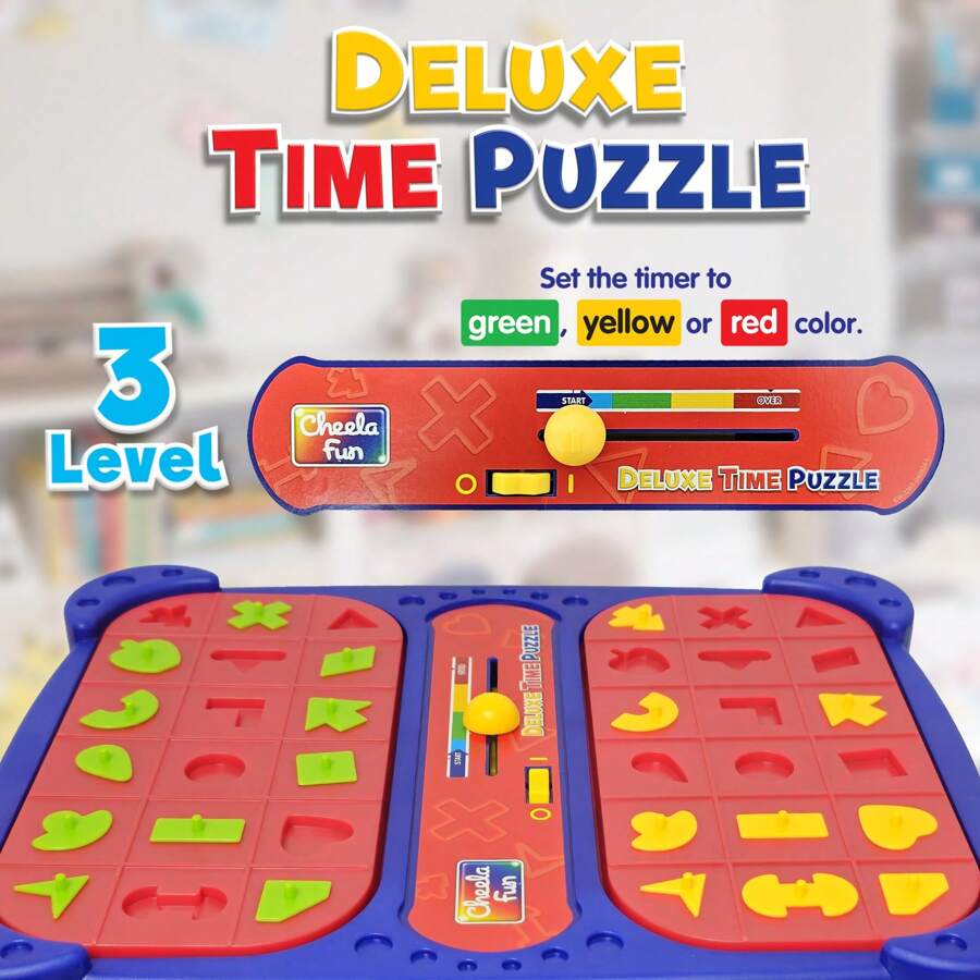 Double Using Shape Pop Up Board Game Interactive Puzzle Game For 2