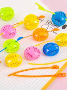 3 chiếc áo thun co giãn cổ điển, áo thun màu kẹo dễ thương mini, con quay nhựa, trò chơi tuyệt vời cho tiệc sinh nhật và tiệc ngày lễ - Nhiều màu - Xem 6
