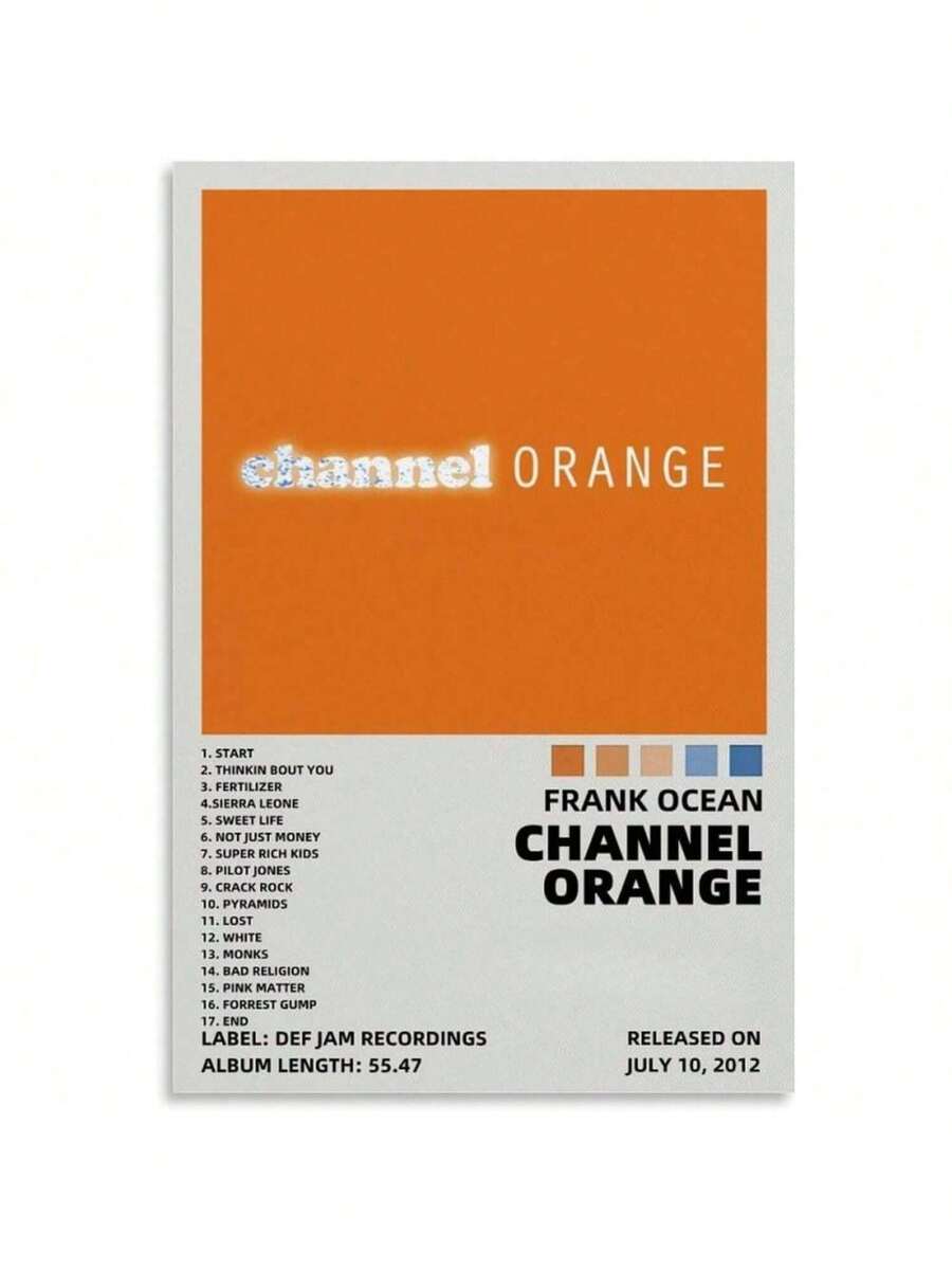 Poster Channel Orange Poster Album Cover Poster Canvas Poster Bedroom Decor Sports Landscape Office Room Decorative - 1 - View 1
