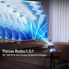 Outdoor Mini Projector, , Model Is Easy To Carry, Suitable For Travel/Outdoor/Living Room, HD 1080p Supported , Compatible With AV/SD Card/HDTV/USB,Etc.