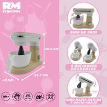 Juguete Batidora Utensilio Cocina para Niñas con Sonido - Caqui - Ver 3