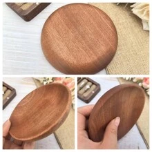 1 Customizable Wooden Ring Tray, Personalized Bridesmaid Or Bridal Jewelry Tray, Engagement And Wedding Accessories, Great Gift Idea - Redwood - View 6
