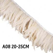 1M/39 Zoll Weißer Federn Besatz Schleife Handwerk DIY Kleidung Party Federschmuck Weihnachten Künstliche Federn Schmuckherstellung Hochzeit Handarbeit Dekoration